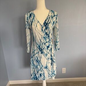 Calvin Klein Wrap Dress with Hardware Size Medium